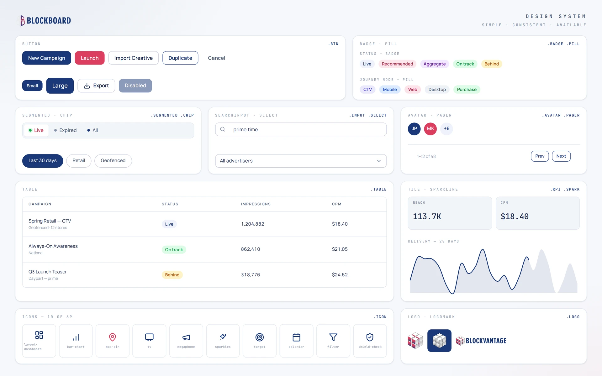 Blockboard Design System — Design Systems